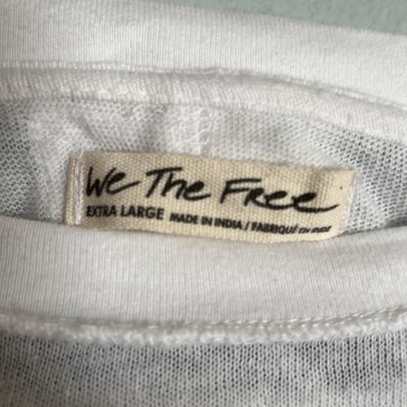 Free people white key hole t-shirt - Picture 2 of 4